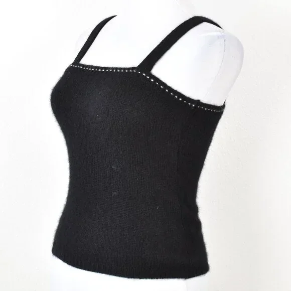 M.O.L. Knits Margaret O'Leary Cashmere Tank Top NEW - XS - Picture 3 of 10